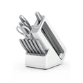 Premium 12pcs Stainless Steel Knife System with Built-in Sharpener