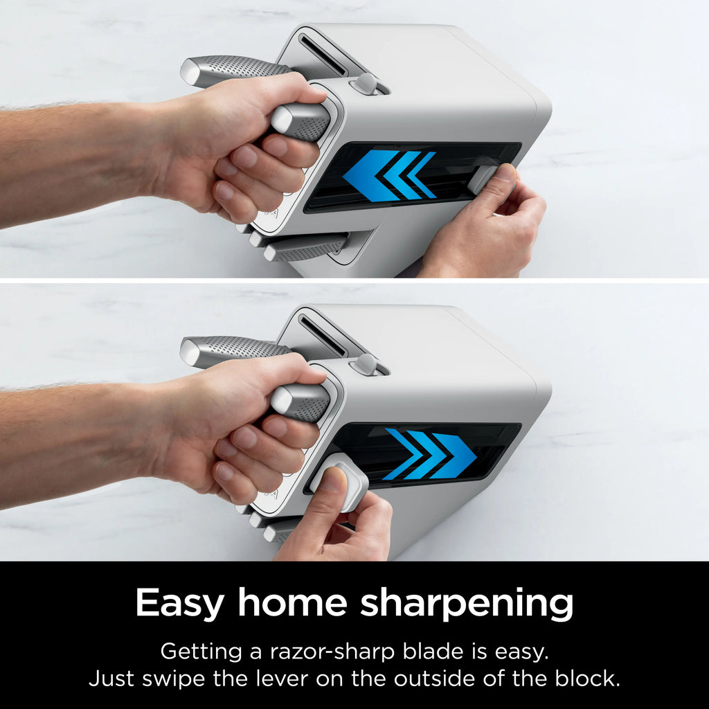 Premium 12pcs Stainless Steel Knife System with Built-in Sharpener