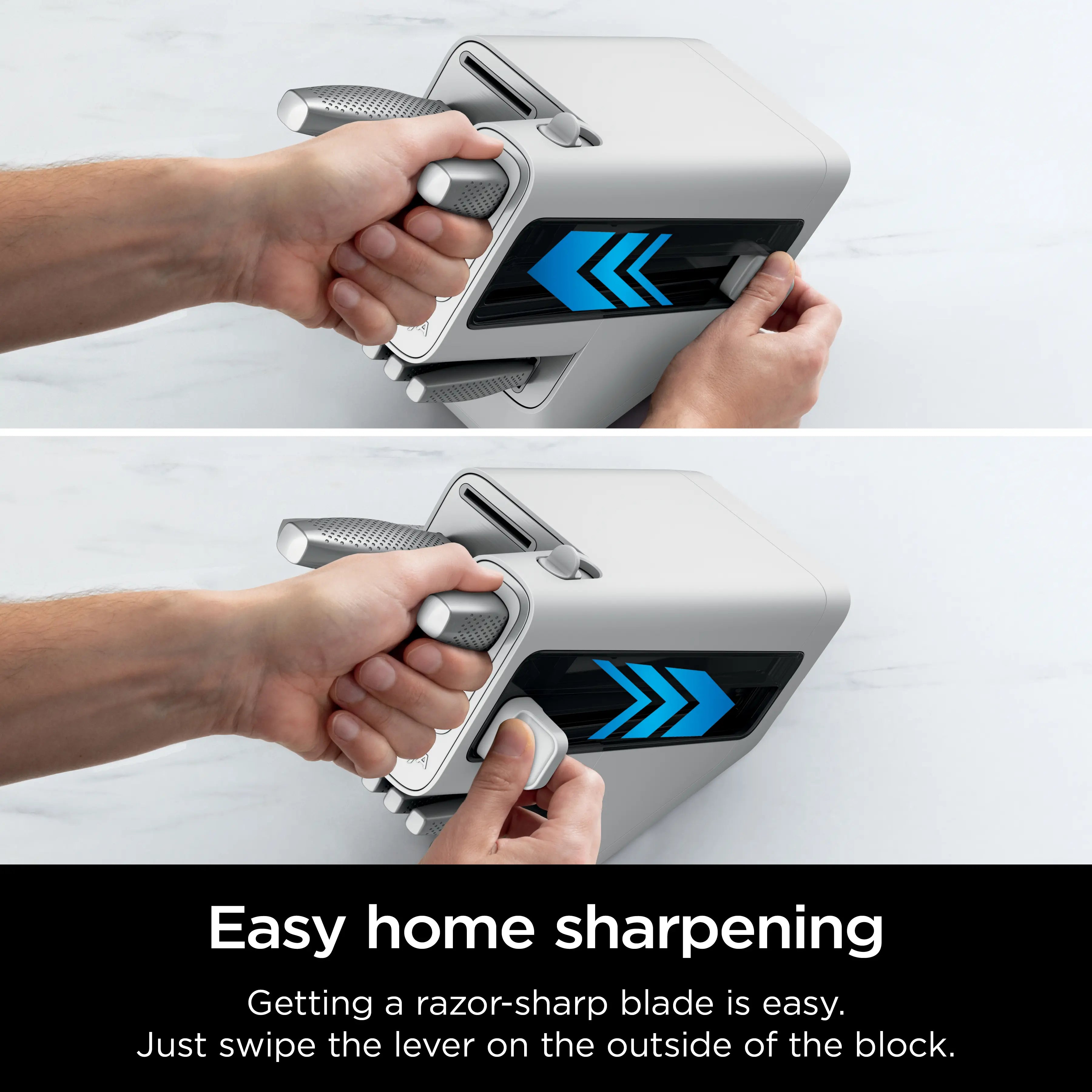 Premium 12pcs Stainless Steel Knife System with Built-in Sharpener